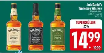 Edeka Jack Daniel’s Tennessee Whiskey Angebot