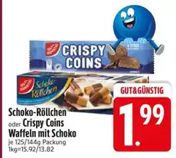 Edeka Schoko-Röllchen oder Crispy Coins Angebot