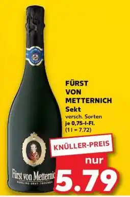 Kaufland FÜRST VON METTERNICH Sekt Angebot