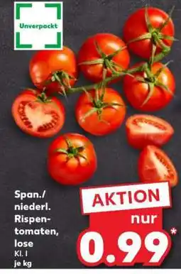 Kaufland Span./niederl. Rispentomaten, lose Angebot