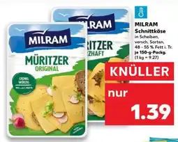 Kaufland MILRAM Schnittkäse Angebot