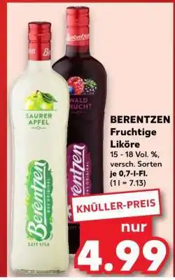 Kaufland BERENTZEN Fruchtige Liköre Angebot