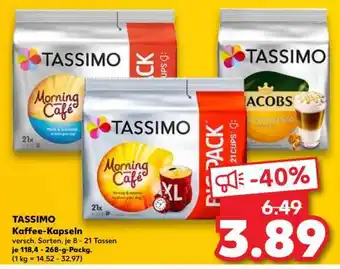 Kaufland Tassimo Kaffee- kapseln Angebot