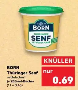 Kaufland BORN Thüringer Senf Angebot