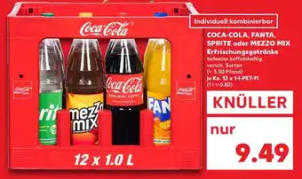 Kaufland Coca-Cola, Fanta, Sprite oder Mezzo Mix Angebot