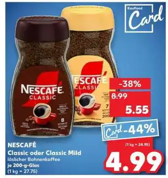 Kaufland NESCAFÉ Classic oder Classic Mild Angebot