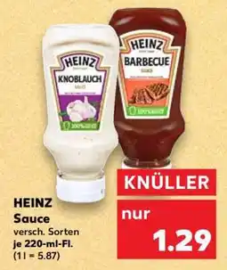Kaufland HEINZ Sauce Angebot