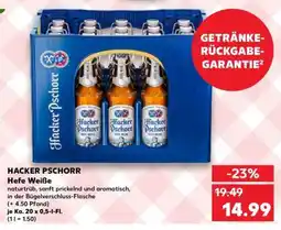 Kaufland Hacker-Pschorr Hefe-Weiße Angebot