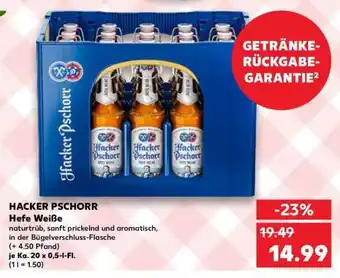 Kaufland Hacker-Pschorr Hefe-Weiße Angebot