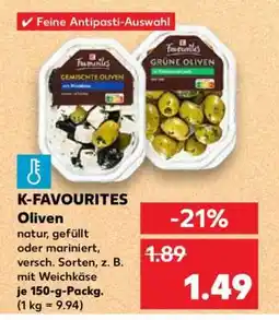 Kaufland K-FAVOURITES Oliven Angebot