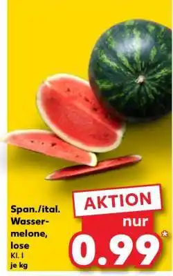 Kaufland Span./ital. Wassermelone, lose Angebot