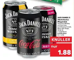 Kaufland JACK DANIEL'S Alkoholisches Mixgetränk Angebot