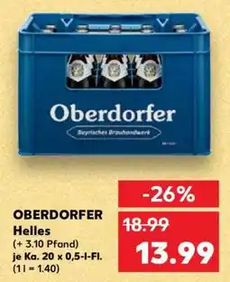 Kaufland Oberdorfer Helles Angebot