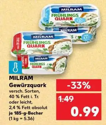Kaufland Milram Gewürzquark Angebot