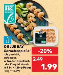 Kaufland K-BLUE BAY Garnelenspieße Angebot