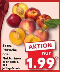 Kaufland Span. Pfirsiche oder Nektarinen Angebot