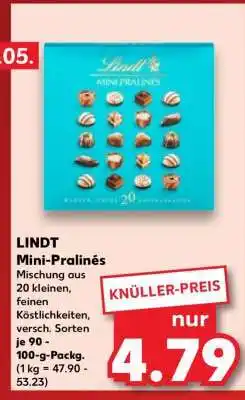 Kaufland Lindt Mini Pralinés Angebot