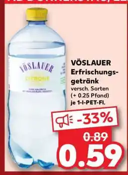 Kaufland VÖSLAUER Erfrischungsgetränk Angebot