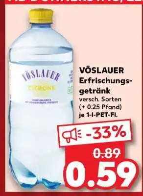 Kaufland VÖSLAUER Erfrischungsgetränk Angebot