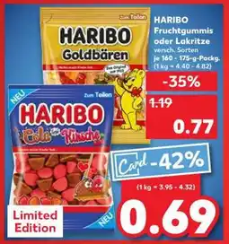 Kaufland HARIBO Fruchtgummis oder Lakritze Angebot