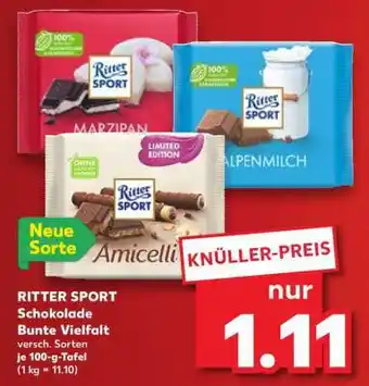 Kaufland Ritter Sport Schokolade Bunte Vielfalt Angebot