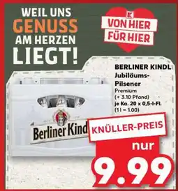 Kaufland BERLINER KINDL Jubiläums Pilsener Angebot