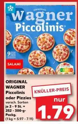 Kaufland ORIGINAL WAGNER Piccolinis oder Pizzies Angebot