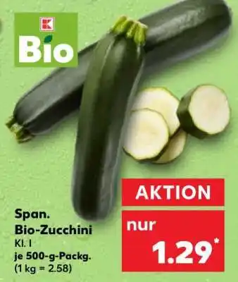 Kaufland Span. Bio-Zucchini Angebot