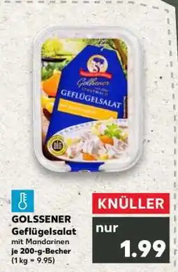 Kaufland GOLSSENER Geflügelsalat mit Mandarinen Angebot