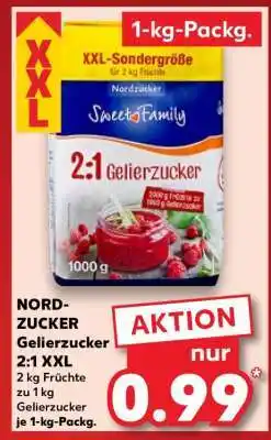 Kaufland NORD-ZUCKER Gelierzucker 2:1 XXL Angebot