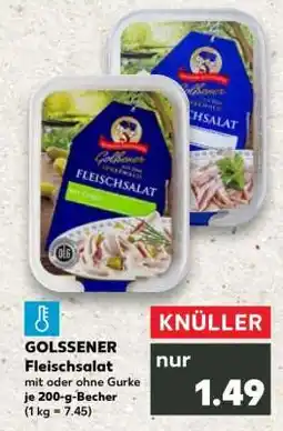 Kaufland GOLSSENER Fleischsalat Angebot