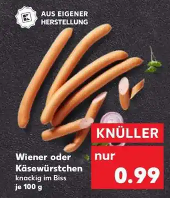Kaufland Wiener oder Käsewürstchen Angebot
