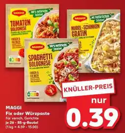 Kaufland MAGGI Fix oder Würzpaste Angebot