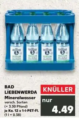 Kaufland BAD LIEBENWERDA Mineralwasser Angebot
