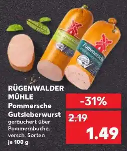 Kaufland Rügenwalder Mühle Pommersche Gutsleberwurst Angebot