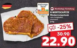 Kaufland K-WERTSCHÄTZE Rinderrumpsteak Angebot