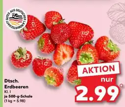 Kaufland Dtsch. Erdbeeren Angebot