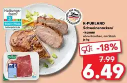 Kaufland K-PURLAND Schweinenacken/ -kamm Angebot