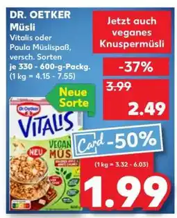 Kaufland DR. OETKER Müsli Angebot