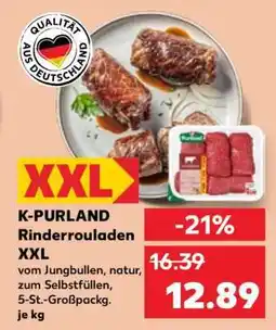 Kaufland K-PURLAND Rinderrouladen XXL Angebot