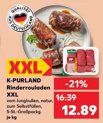 Kaufland K-PURLAND Rinderrouladen XXL Angebot