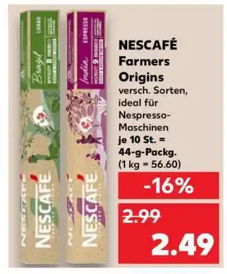 Kaufland Nescafé Farmers Origins Angebot