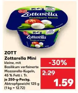 Kaufland ZOTT Zottarella Mini Angebot