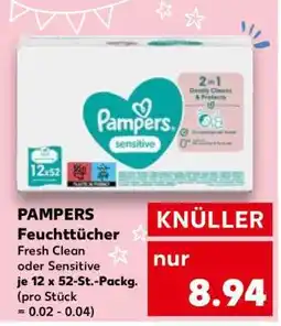 Kaufland PAMPERS Feuchttücher Angebot