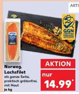Kaufland Norweg. Lachsfilet Angebot