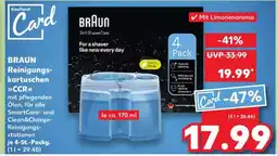 Kaufland BRAUN Reinigungskartuschen CCR Angebot