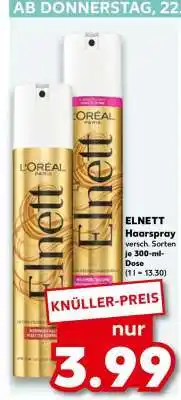 Kaufland Elnett Haarspray Angebot