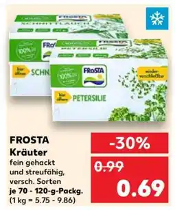 Kaufland FROSTA Kräuter Angebot