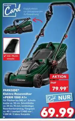 Kaufland PARKSIDE Elektro-Rasenmäher PERM 1500 A1 Angebot