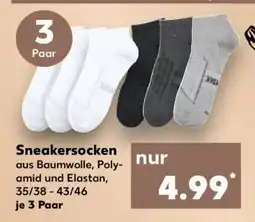 Kaufland Sneakersocken Angebot